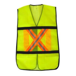 Chaleco De Seguridad Con Bandas Reflejantes Color Verde (Uni