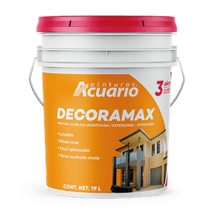 Pintura Vinil Acrilica Modificada Decoramax 3 Años