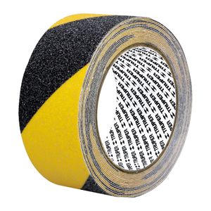 ROLLO 5 M DE CINTA ANTIDERRAPANTE AMA/NEGRA 50MM C/ABRASIVO