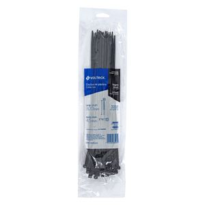BOLSA CON 50 CINCHOS PLASTICOS 50 LB, 300X4.5 MM, NEGROS