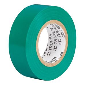 CINTA DE AISLAR DE 9 M X 19 MM, VERDE, TRUPER