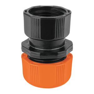 CONECTOR 1/2' HEMBRA DE ABS CON TUERCA DE AJUSTE MANUAL