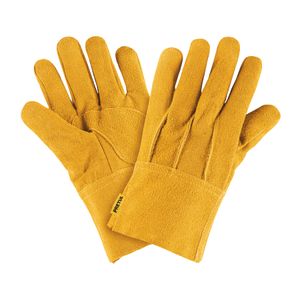 GUANTES DE CARNAZA, CORTOS, PRETUL